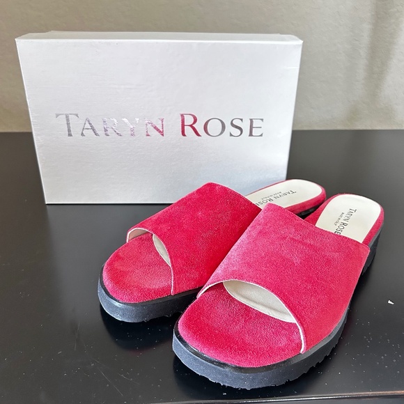 Taryn Rose Tansy- Suede Sandals. Size 39. NWT - Picture 1 of 8